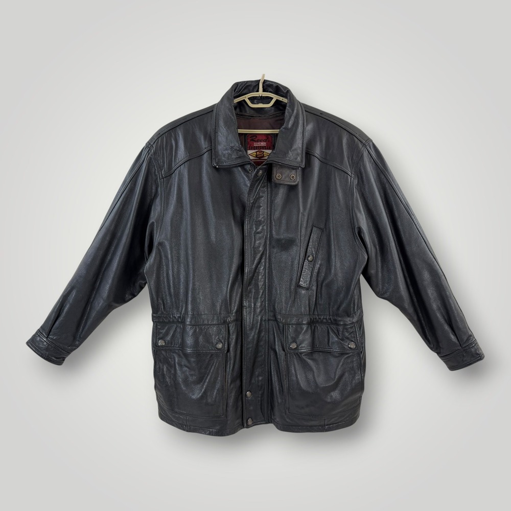 Reed Leather Sportswear Mens Size 50 Black Thinsulate Insulated Utility 2XL